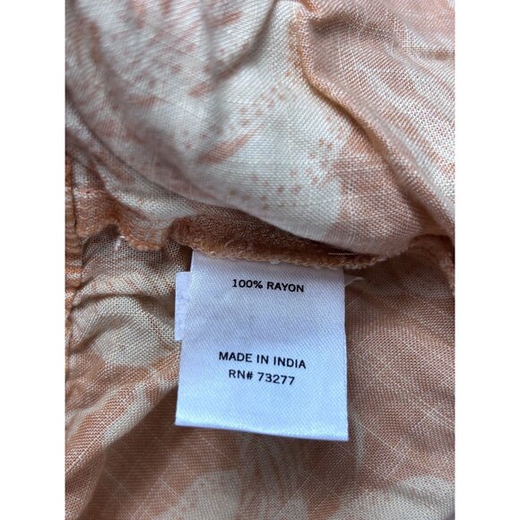 Sonoma Womens Leaf Print Rayon Shorts Size L - Picture 4 of 7